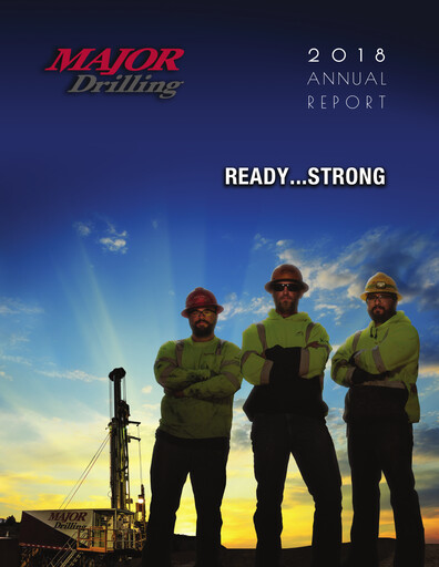 Thumbnail Major Drilling Group International Annual Report 2018