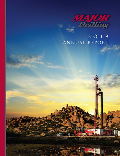 Thumbnail Major Drilling Group International Annual Report 2019