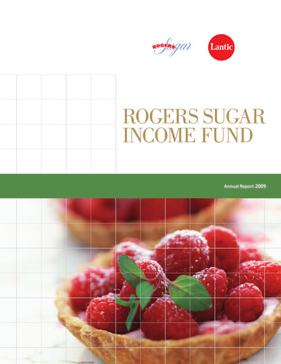 Thumbnail Rogers Sugar (Lantic) Annual Report 2009