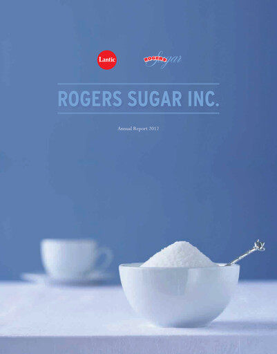 Thumbnail Rogers Sugar (Lantic) Annual Report 2012
