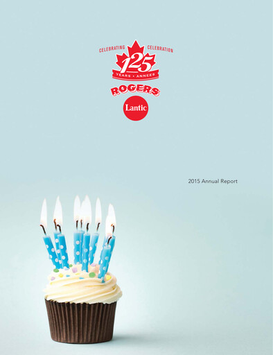 Thumbnail Rogers Sugar (Lantic) Annual Report 2015