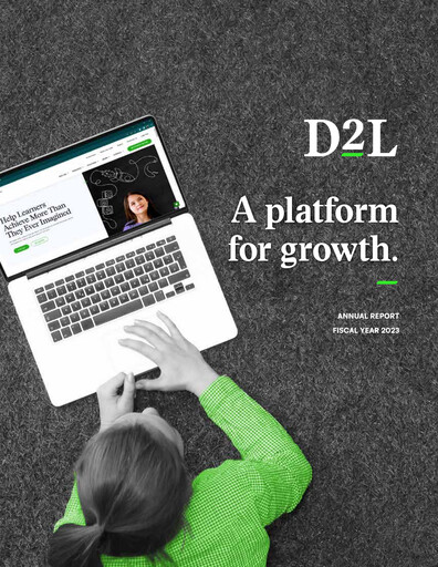 Thumbnail D2L Inc. Annual Report fy2023