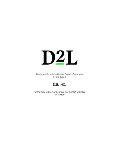 Thumbnail D2L Inc. Financial Statement fy2025-q2