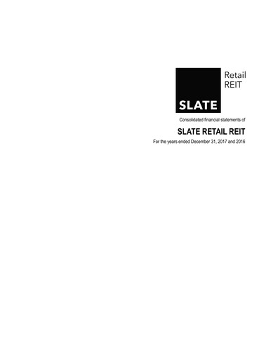 Thumbnail Slate Grocery REIT Financial Statement 2017