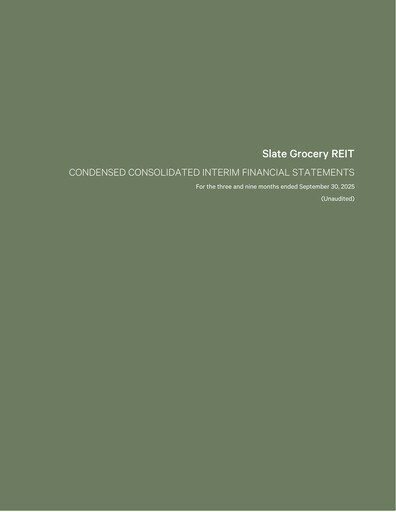 Thumbnail Slate Grocery REIT Quarterly Report 2025-q3