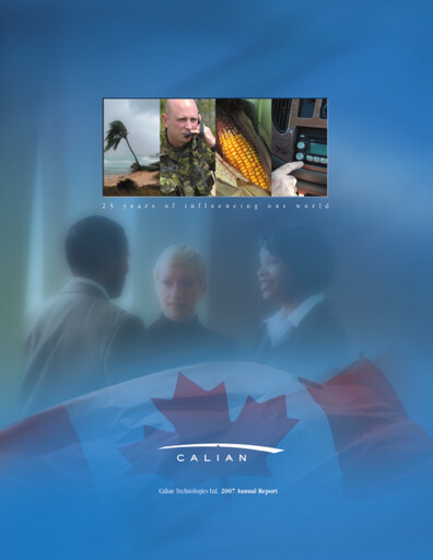 Thumbnail Calian Group Annual Report 2007