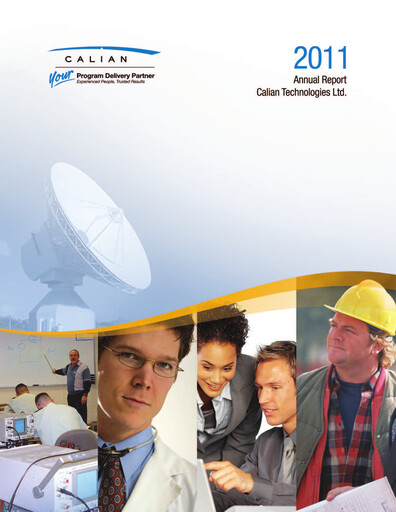 Thumbnail Calian Group Annual Report 2011