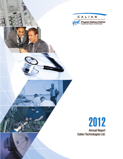 Thumbnail Calian Group Annual Report 2012