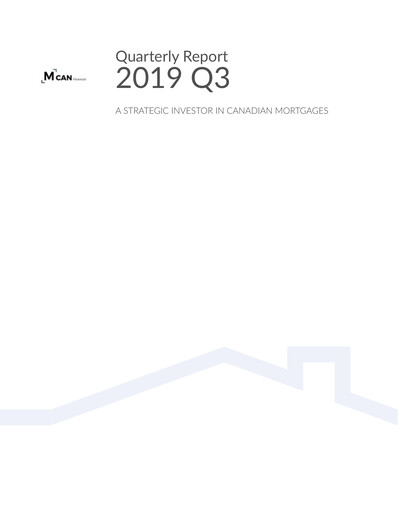 Thumbnail MCAN Mortgage Corporation Quarterly Report 2019-q3