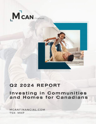 Miniature MCAN Mortgage Corporation Rapport trimestriel 2024-q2