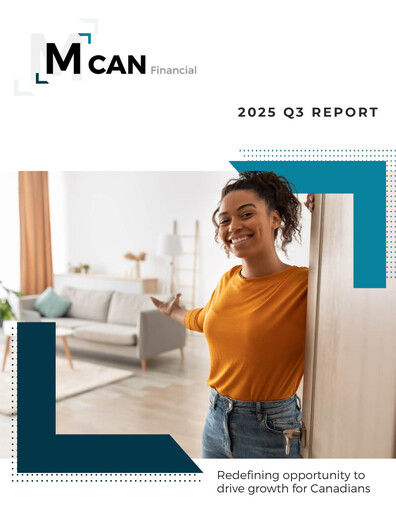 Miniature MCAN Mortgage Corporation Rapport trimestriel 2025-q3