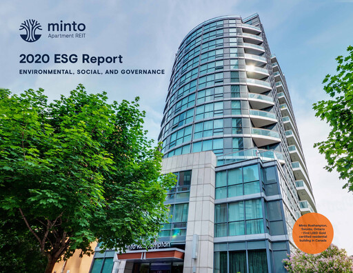 Miniature Minto Apartment Real Estate Investment Trust Rapport ESG 2020