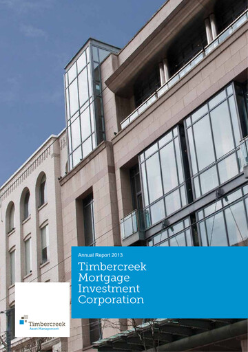 Thumbnail Timbercreek Financial Annual Report 2013