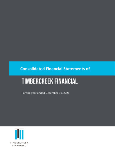 Thumbnail Timbercreek Financial Financial Statement 2021