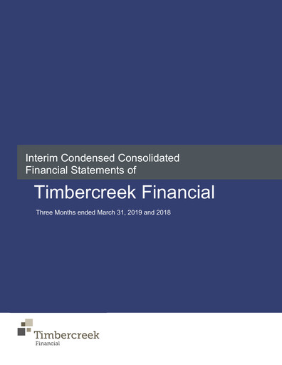 Vorschaubild Timbercreek Financial Quartalsbericht 2019-q1