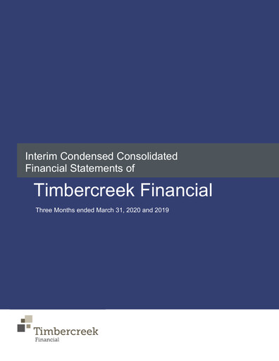 Vorschaubild Timbercreek Financial Quartalsbericht 2020-q1