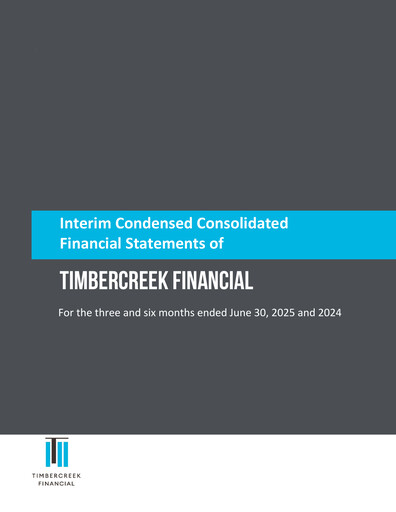 Thumbnail Timbercreek Financial Quarterly Report 2025-q2