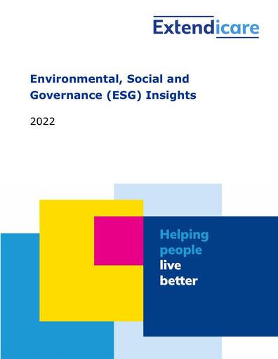 Thumbnail Extendicare ESG Report 2022