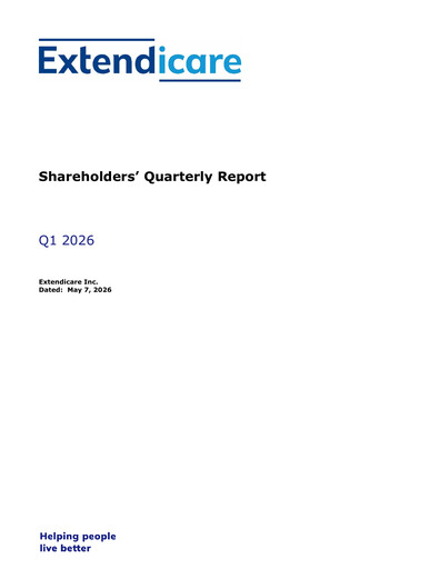 Vorschaubild Extendicare Quartalsbericht 2026-q1