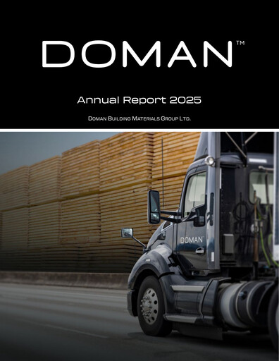 Thumbnail Doman Building Materials Group Annual Report 2025