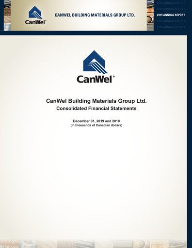 Thumbnail Doman Building Materials Group Financial Statement 2019