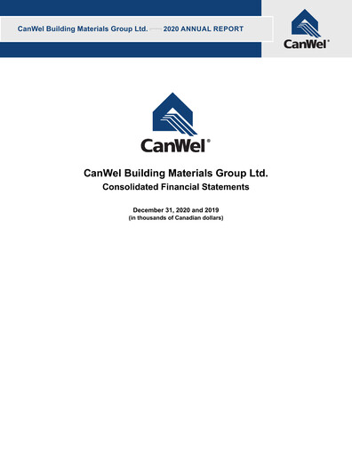 Thumbnail Doman Building Materials Group Financial Statement 2020