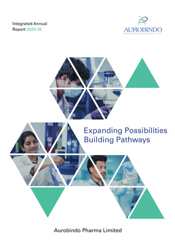 Thumbnail Aurobindo Pharma
 Annual Report 2024-2025