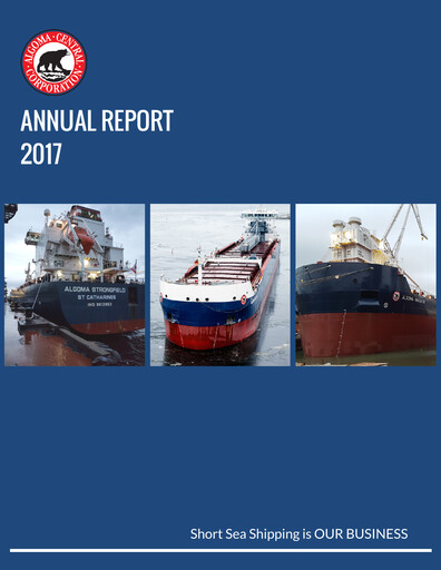 Thumbnail Algoma Central Corporation Annual Report 2017