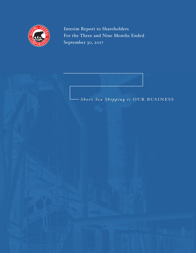 Thumbnail Algoma Central Corporation Quarterly Report 2017-q3