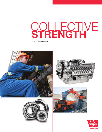 Thumbnail Wajax Corporation Annual Report 2012