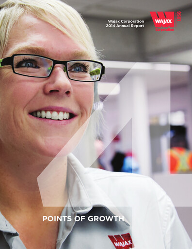 Thumbnail Wajax Corporation Annual Report 2014