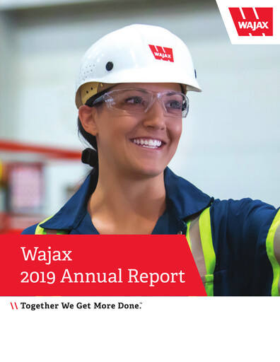 Thumbnail Wajax Corporation Annual Report 2019