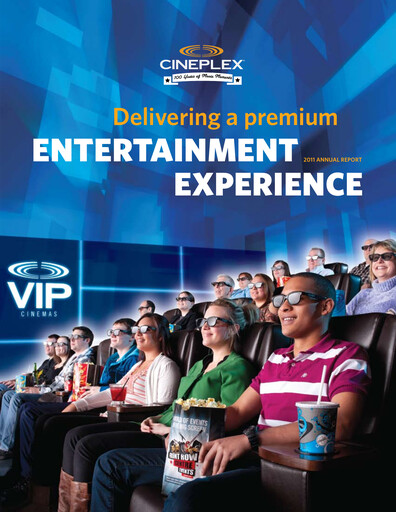 Thumbnail Cineplex Annual Report 2011