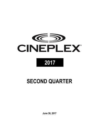 Thumbnail Cineplex Quarterly Report 2017-q2