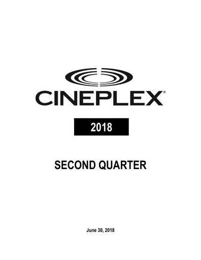 Thumbnail Cineplex Quarterly Report 2018-q2