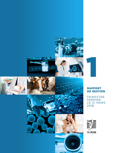 Vorschaubild 5N Plus Finanzbericht 2018-q1