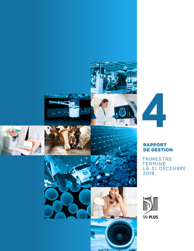 Vorschaubild 5N Plus Finanzbericht 2018-q4