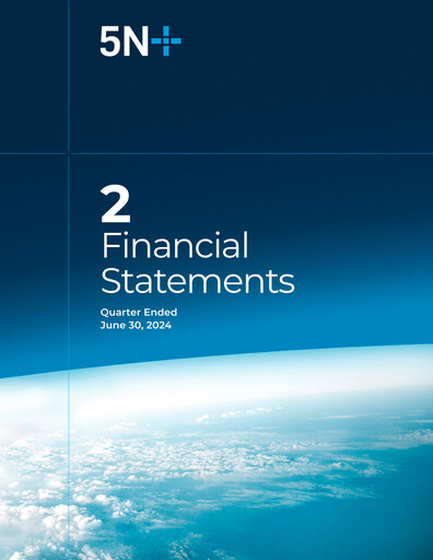 Miniature 5N Plus Bilan financier 2024-q2