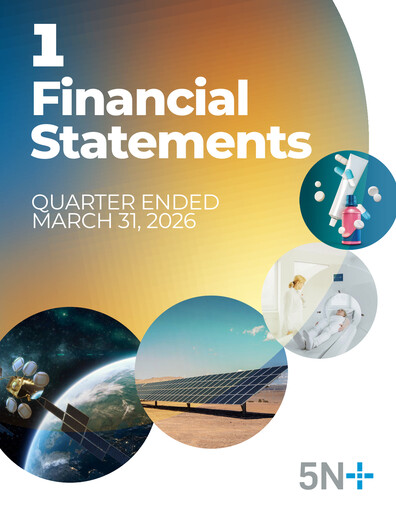 Thumbnail 5N Plus Financial Statement 2026-q1