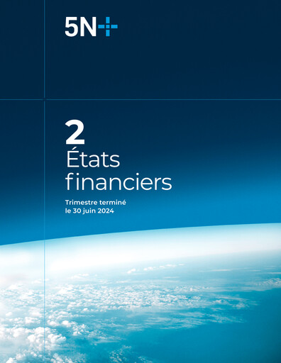 Miniature 5N Plus Bilan financier 2024-q2