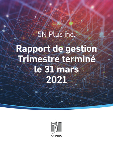Vorschaubild 5N Plus Quartalsbericht 2021-q1