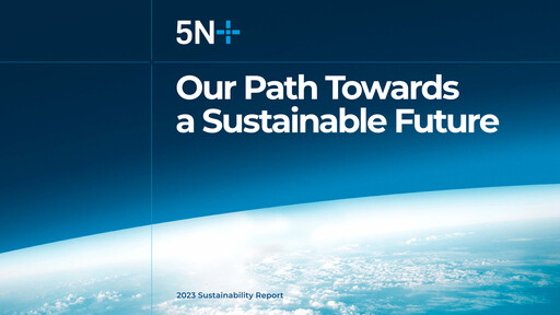 Miniature 5N Plus Rapport de durabilité 2023