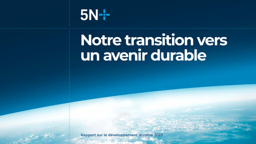 Miniature 5N Plus Rapport de durabilité 2023