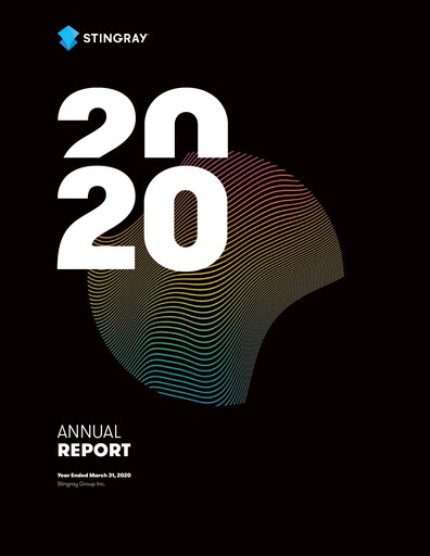 Thumbnail Stingray Group Annual Report fy2020