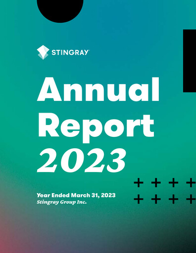 Thumbnail Stingray Group Annual Report fy2023
