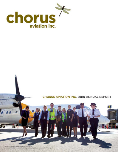 Miniature Chorus Aviation Rapport annuel 2010