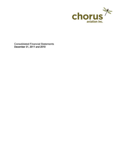 Thumbnail Chorus Aviation Financial Statement 2011