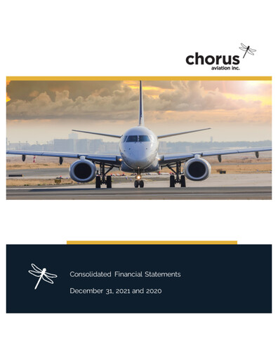 Thumbnail Chorus Aviation Financial Statement 2021