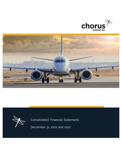 Thumbnail Chorus Aviation Financial Statement 2022
