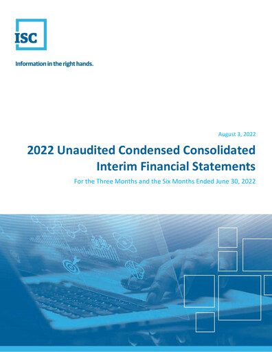 Thumbnail Information Services Corporation Quarterly Report 2022-q2